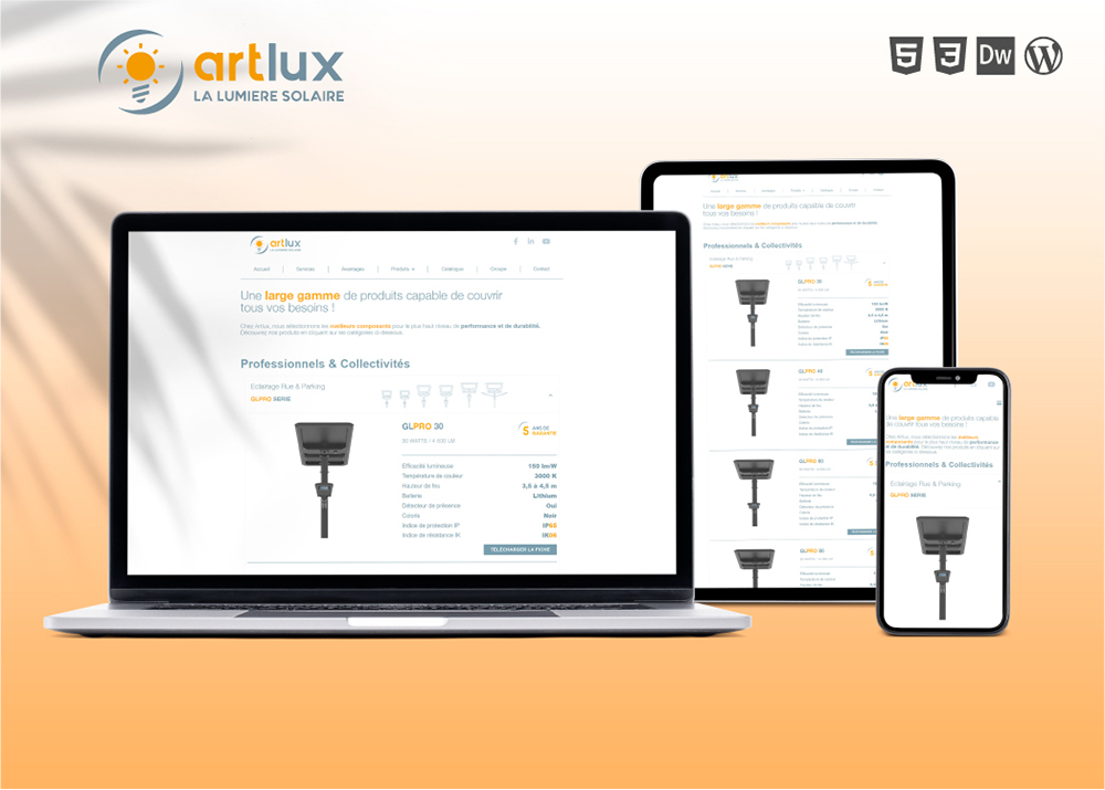 ArtLux responsive WEB